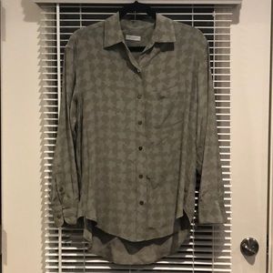 Equipment Silk Shirt Small Army Green